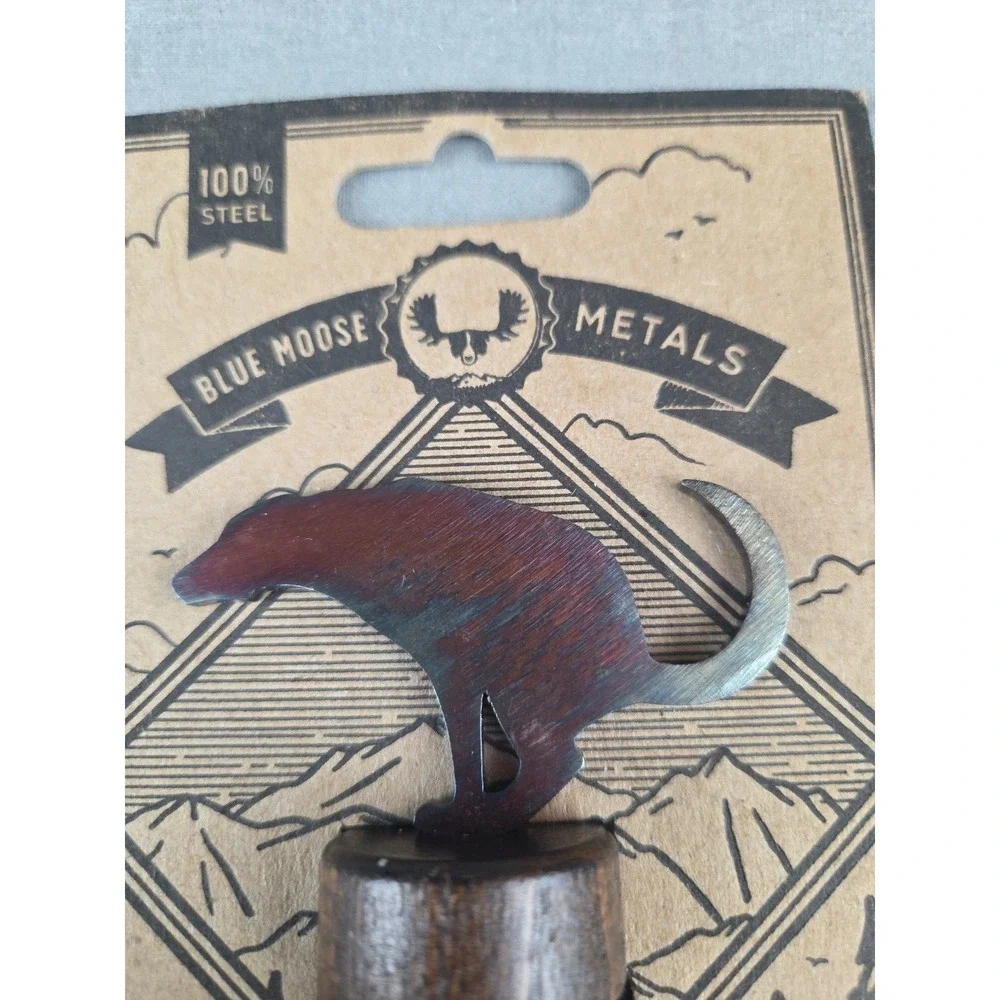 Blue Moose Metals Dog Pooping 💩 Bottle‎ Topper StopperUSA Made, New